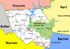 Edmonson County Map